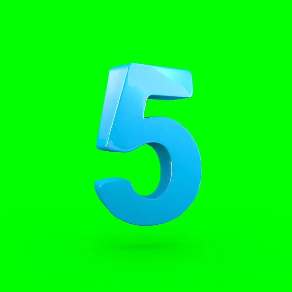 Diseño de azul número 5 —  Fotos de Stock