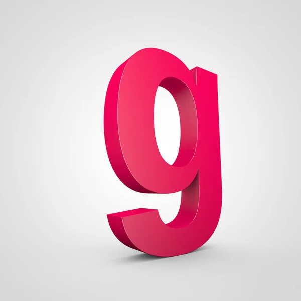 Minuscolo lettera rosa G — Foto Stock