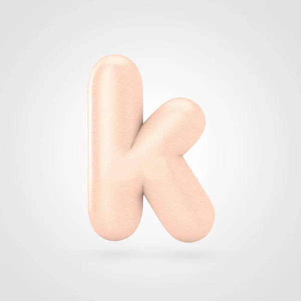 Lowercase pink letter K — Stock Photo, Image