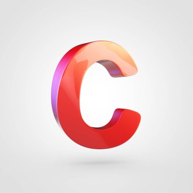 büyük kırmızı harf C