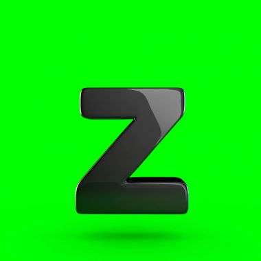 küçük siyah harf Z
