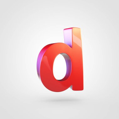 küçük kırmızı harf D