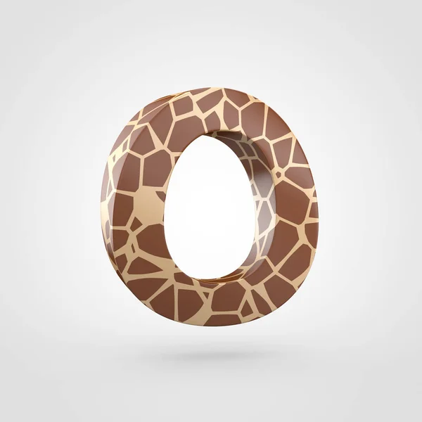 O betű nagybetűs zsiráf tervezése — Stock Fotó