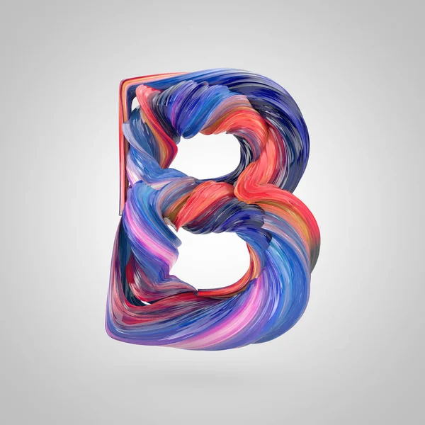 parlak boyalı büyük harf B