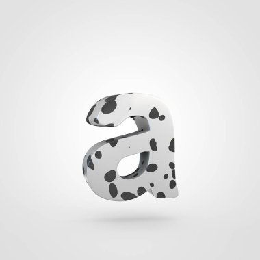 Dalmaçya dizayn A harfi küçük harfe