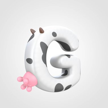 sığır desen büyük harf G