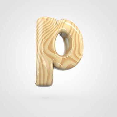 küçük harf pinewood harf P