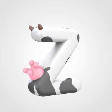 sığır desen büyük harf Z