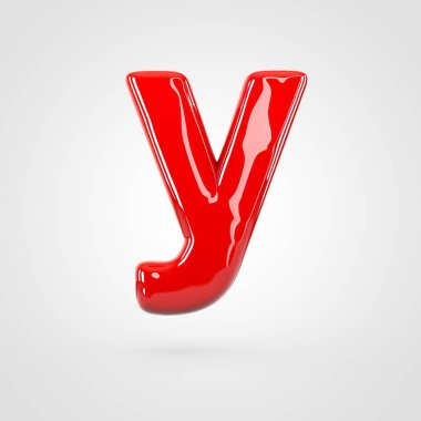 küçük kırmızı harf Y