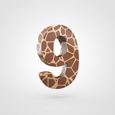 9 numara tasarımını zürafa