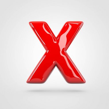 büyük kırmızı harf X