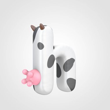 sığır desen küçük harf H