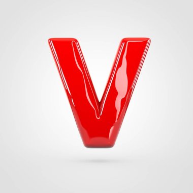 büyük kırmızı harf V