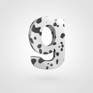 Dalmaçya tasarımını küçük harf: Harf G