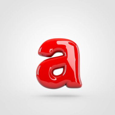 küçük kırmızı harf A