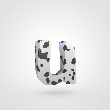Dalmaçya tasarımını küçük U Harfi