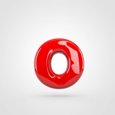 küçük kırmızı harf O