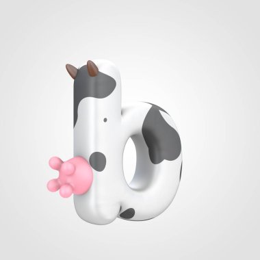 sığır desen küçük harf B