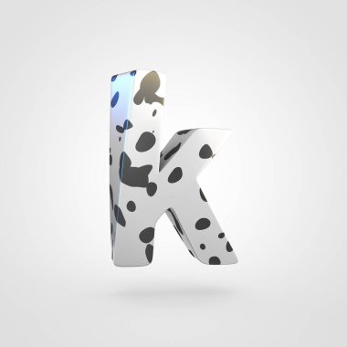 Dalmaçya tasarımını küçük harf: Harf K