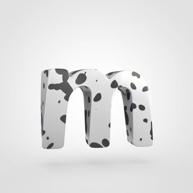 Dalmaçya tasarımını küçük harf: Harf M