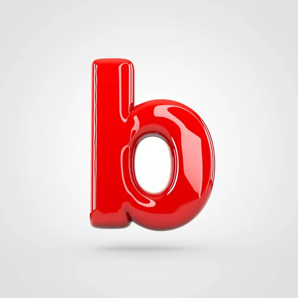 Küçük kırmızı mektup B — Stok fotoğraf