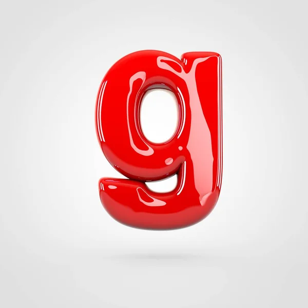 红色小写字母 G — 图库照片