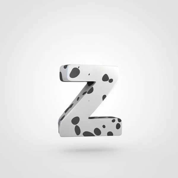 Gemener dalmatiska utformningen av bokstaven Z — Stockfoto