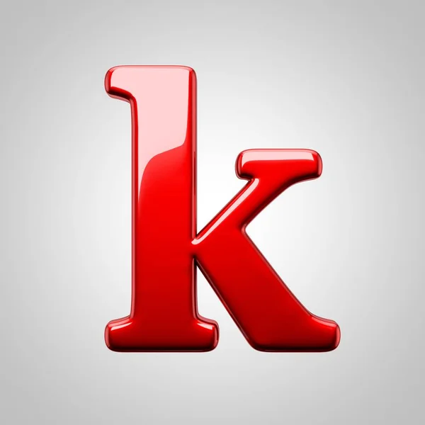 Küçük kırmızı harf K — Stok fotoğraf