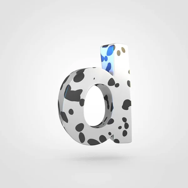 Kleine letters Dalmatische ontwerp van letter D — Stockfoto