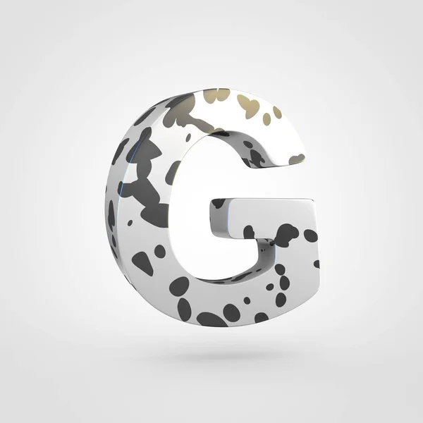 Hoofdletters Dalmatische ontwerp van de letter G — Stockfoto