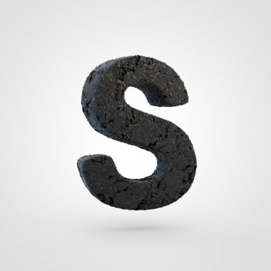 asfalt yol doku s harfi