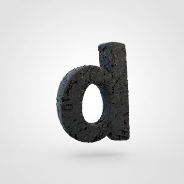 asfalt yol doku D harfi