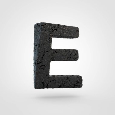 asfalt yol dokusuna harf e