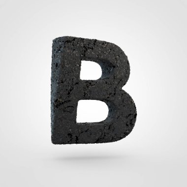 asfalt yol doku mektup b