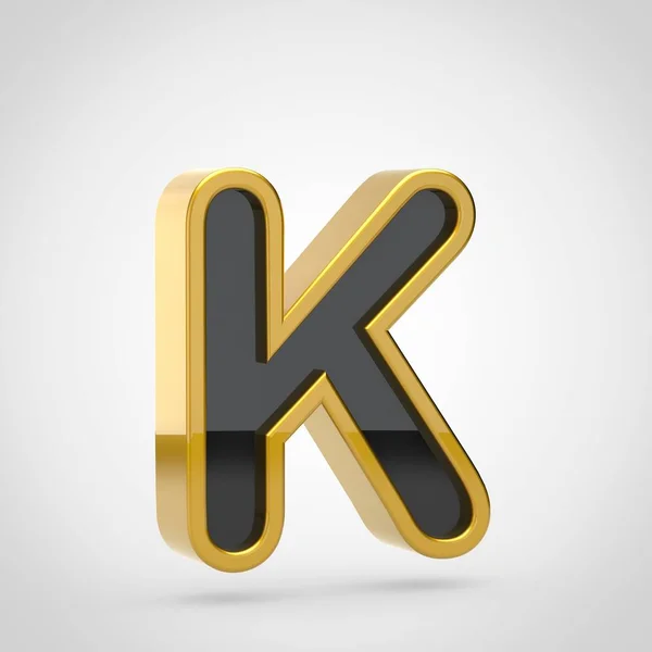 Black letter k uppercase — Stock Photo, Image