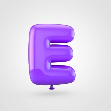 Balon büyük e harfi  