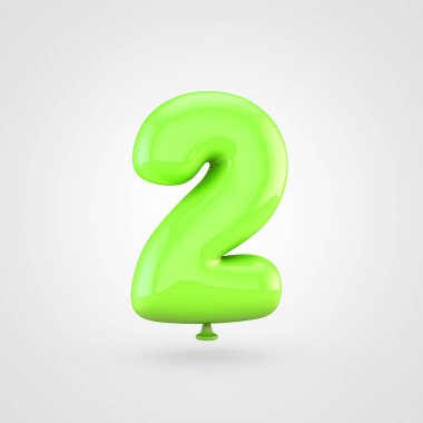 Yeşil balon sayısı 2
