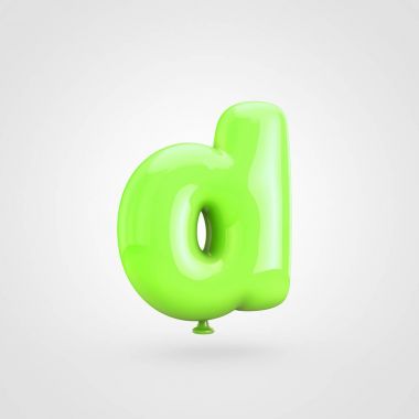 Balon harf küçük harf d