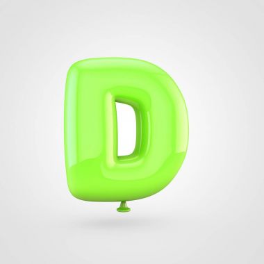Balon mektup d büyük harf