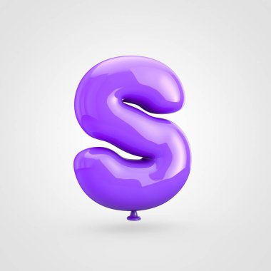 Balon büyük s harfi  