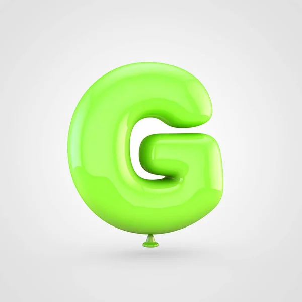 Balloon letter g uppercase — Stock Photo, Image