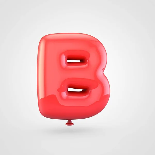 Balloon letter b uppercase — Stock Photo, Image