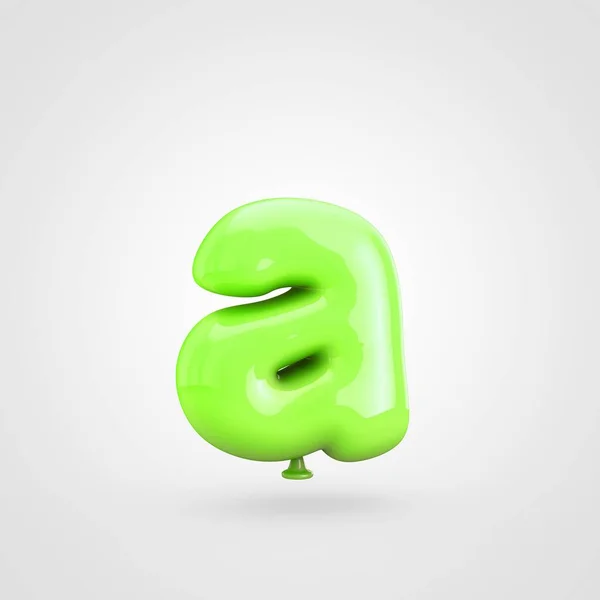 Balloon letter a lowercase — Stock Photo, Image