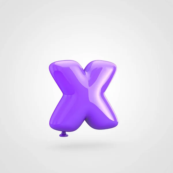 Balloon letter x lowercase — Stock Photo, Image