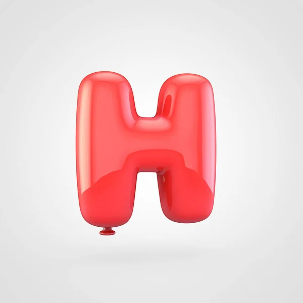 Balon literą h wielkie litery — Zdjęcie stockowe