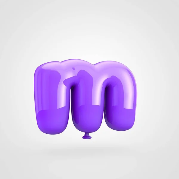 Ballon alfabet kleine letters m — Stockfoto