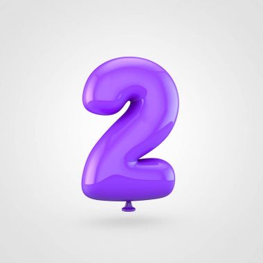 Mor balon sayısı 2