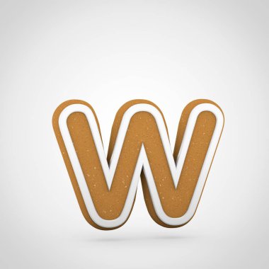 Gingerbread mektup w harfi 