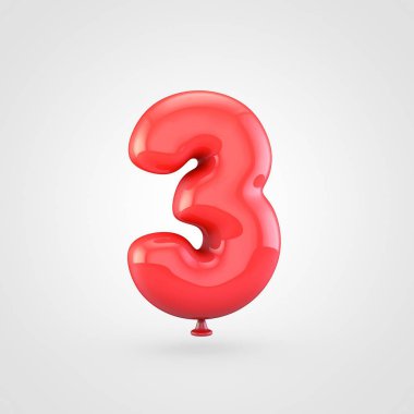 kırmızı balon sayısı 3