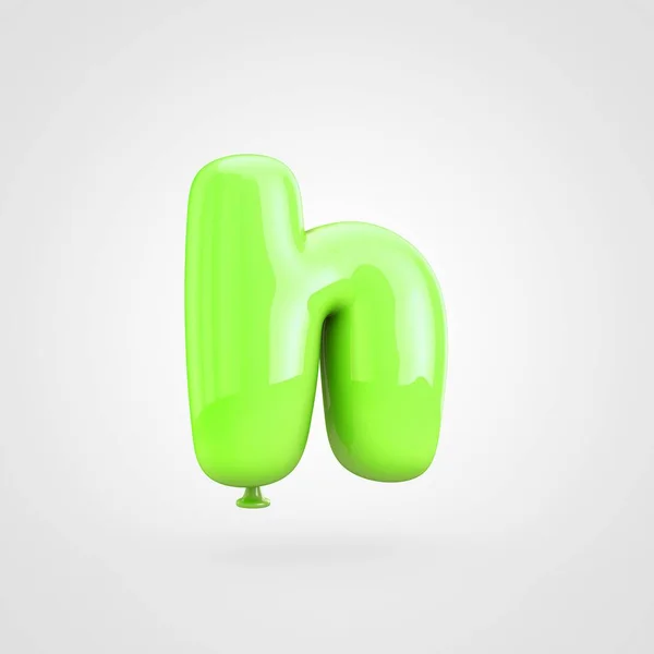 Balloon letter h lowercase — Stock Photo, Image